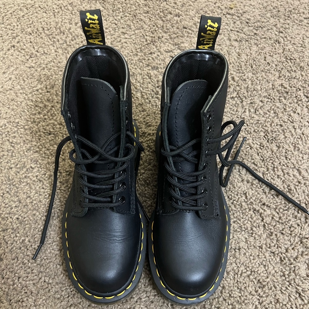 Dr Martens boots.